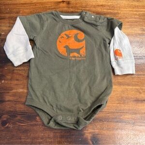 Carhartt Green Bodysuit Size 9 Months​